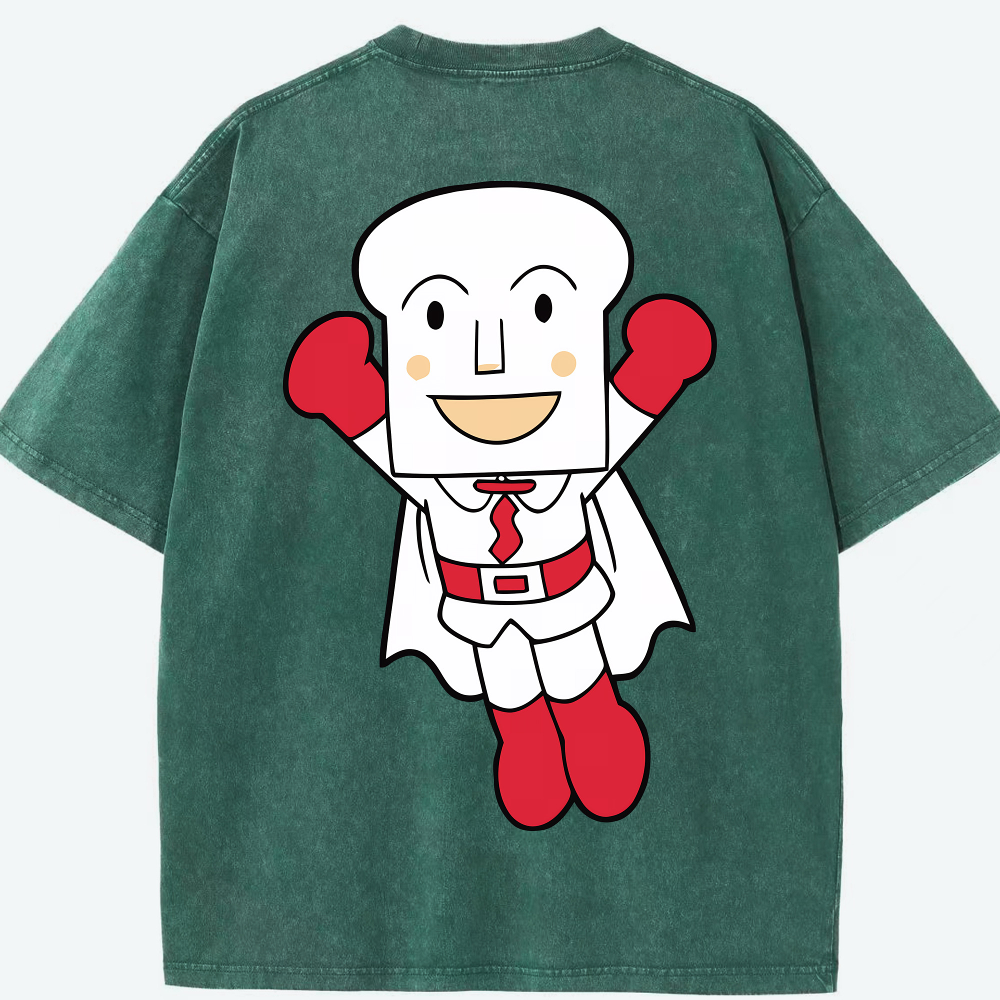 （画像用） アンパンマン Anpanman 綿100% ヴィンテージ風 半袖Tシャツ（背面プリント）